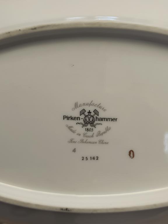 Patera-misa porcelanowa z motywem kwiatowym  - Pirken-hammer, Czechy
