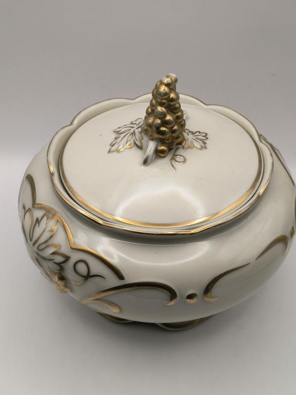 Porcelanowa bomboniera, cukiernica - Schlottenhof Arzberg "Rheingold", Bavaria, Niemcy