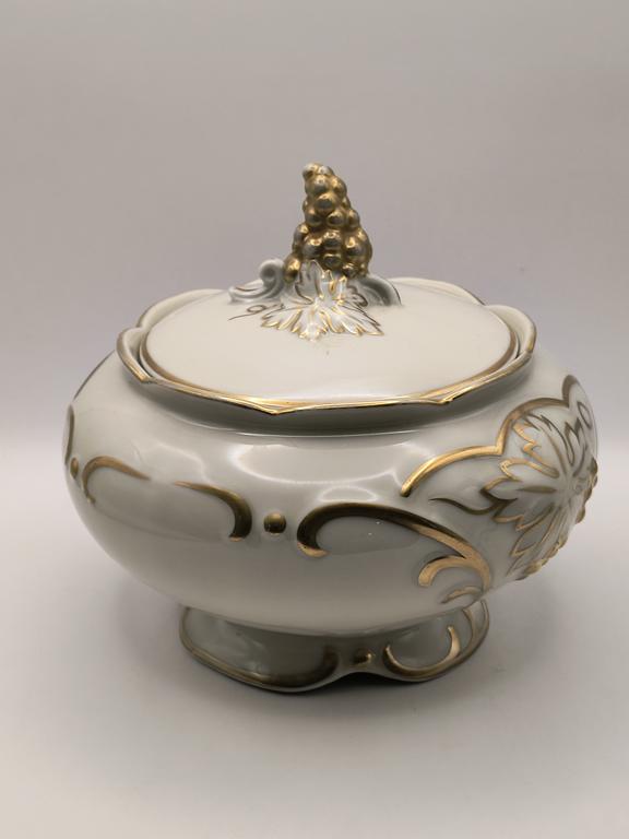 Porcelanowa bomboniera, cukiernica - Schlottenhof Arzberg "Rheingold", Bavaria, Niemcy