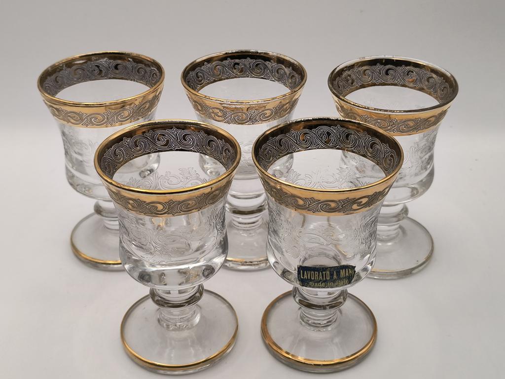 Kieliszki kryształowe - Murano Włochy