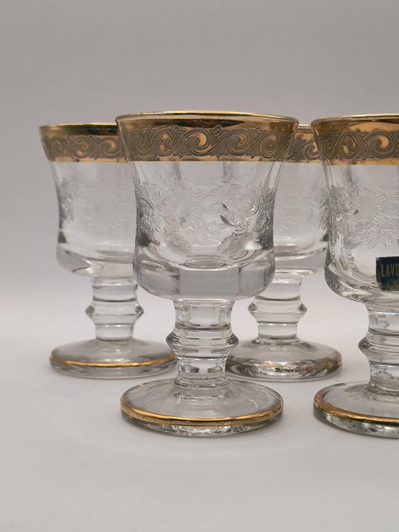 Kieliszki kryształowe - Murano Włochy