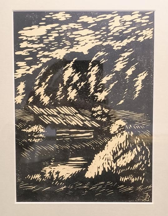 Grafika na papierze - linoryt