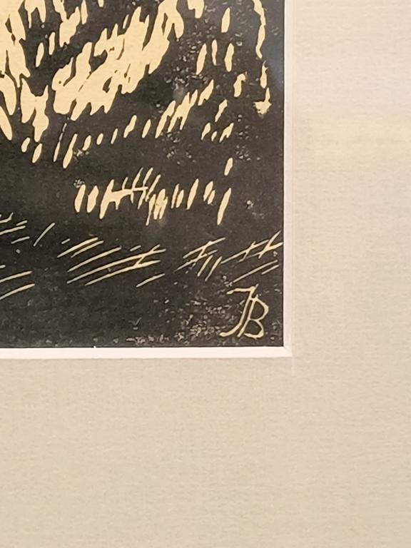 Grafika na papierze - linoryt