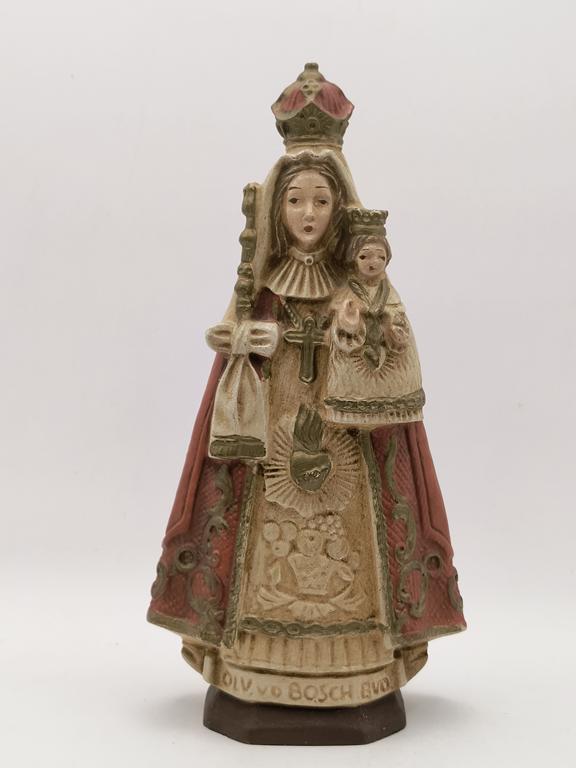 Figurka ceramiczna - Matka Boska z Dzieciątkiem