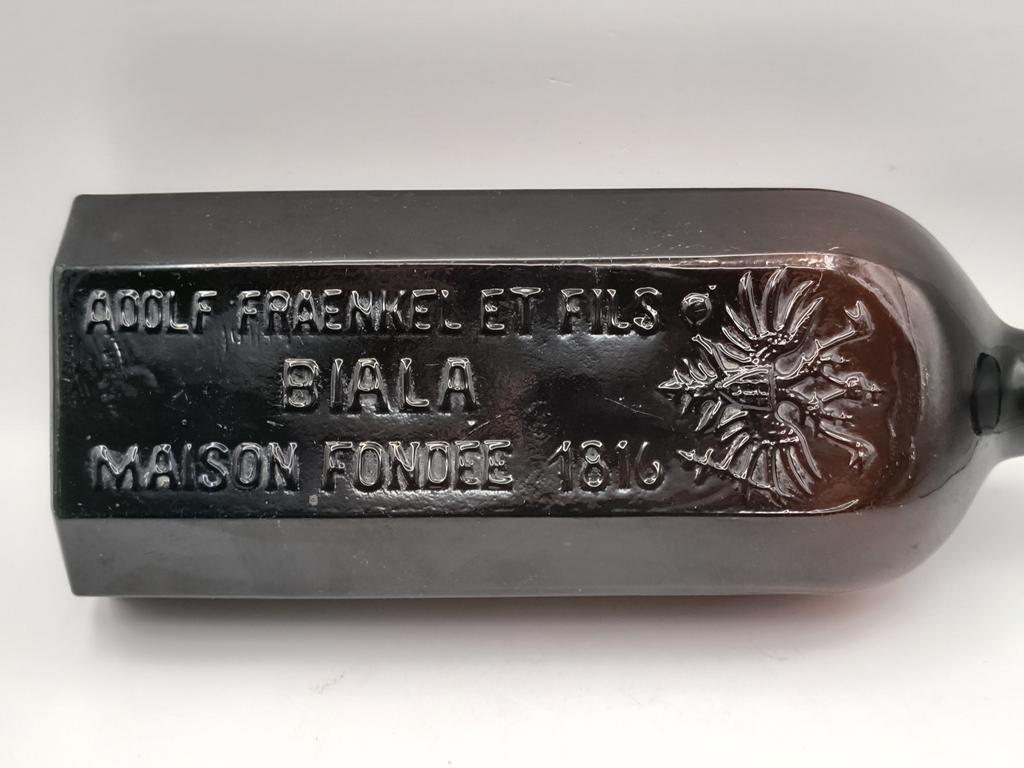 Butelka szklana ADOLF FRAENKEL ET FILS (Adolf Frankel i Syn), BIALA 1816