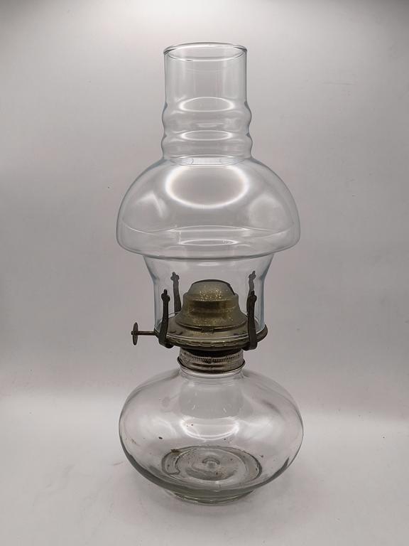 Lampa naftowa szklana