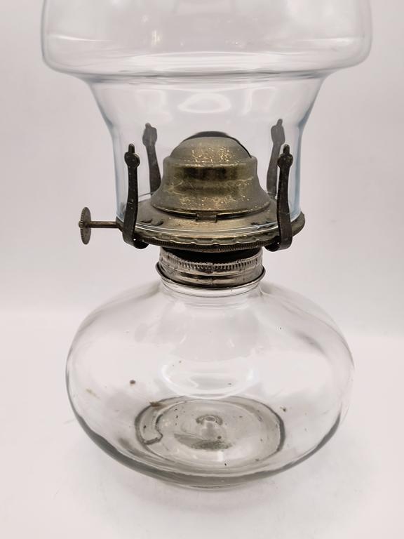 Lampa naftowa szklana