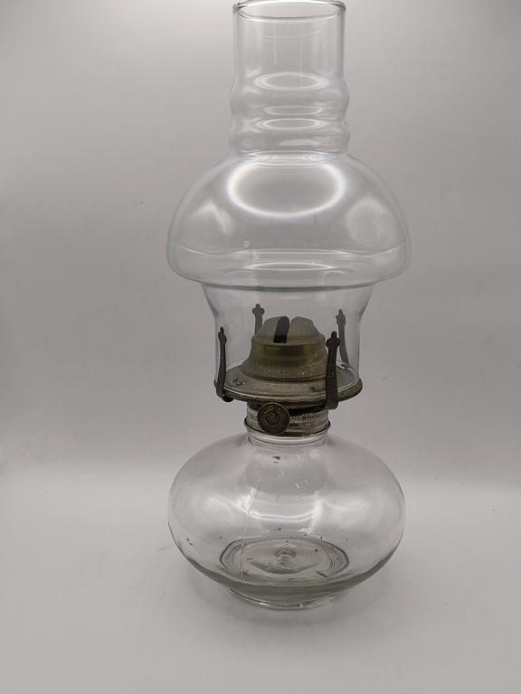 Lampa naftowa szklana