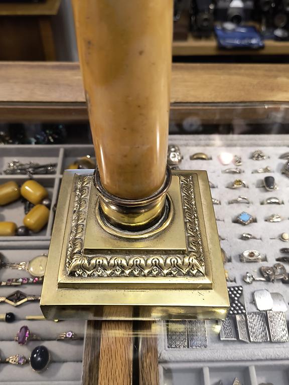 Lampa naftowa mosiężna