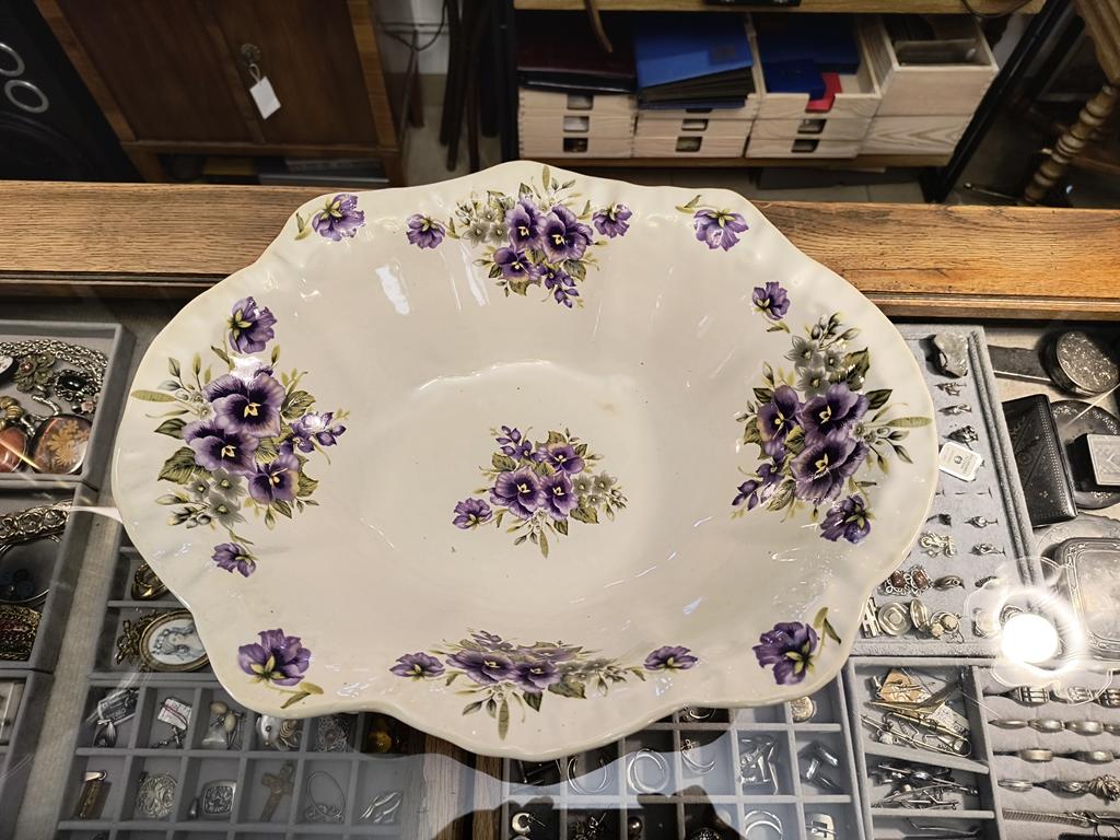 Zestaw toaletowy porcelanowy - Ironstone Staffordshire England, XIX-XX w.