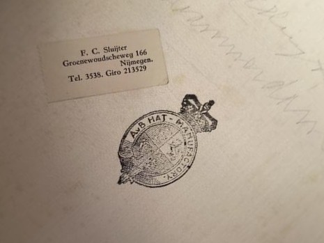 Stary cylinder czarny - AvB Hat Manufactory