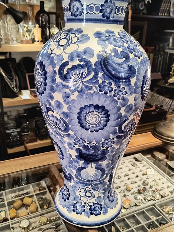 Wazon amfora Włocławek - ręcznie malowany