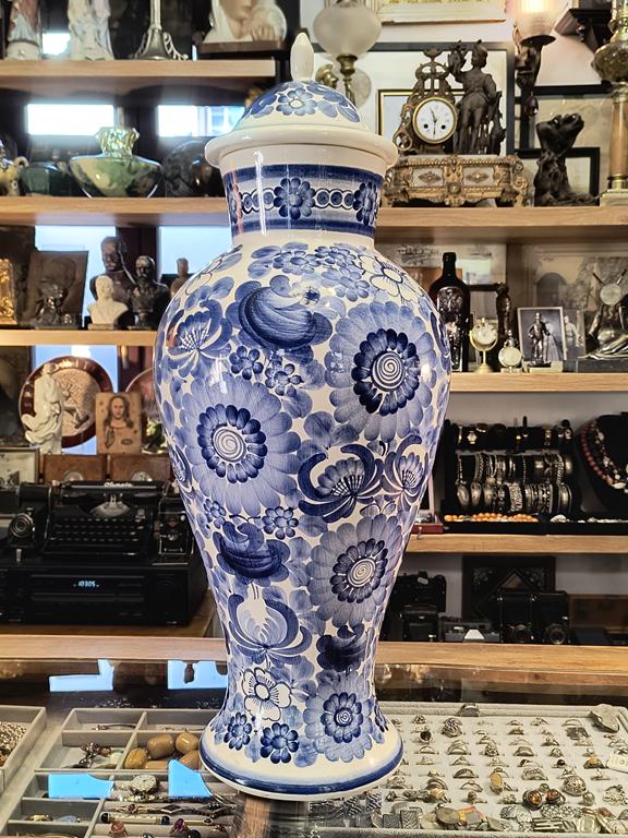 Wazon amfora Włocławek - ręcznie malowany