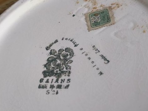 Wazon amfora Włocławek - ręcznie malowany