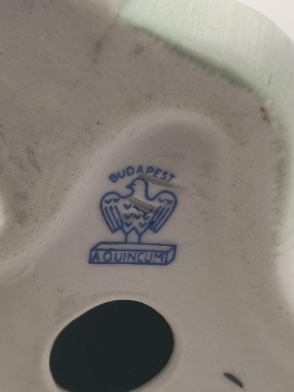 Figurka porcelanowa - Akt Kobiety - AQUINCUM, Budapest, Węgry