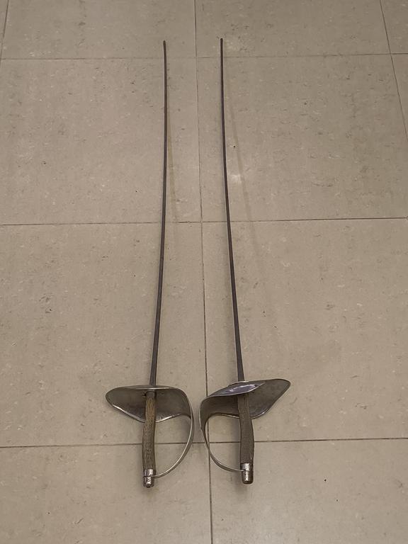 Zestaw do nauki szermierki: 2 florety/szpady