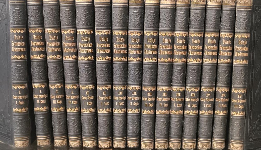 Zestaw książek "Dzieje Powszechne Ilustrowane", wyd. Wiedeń, 1894-1905