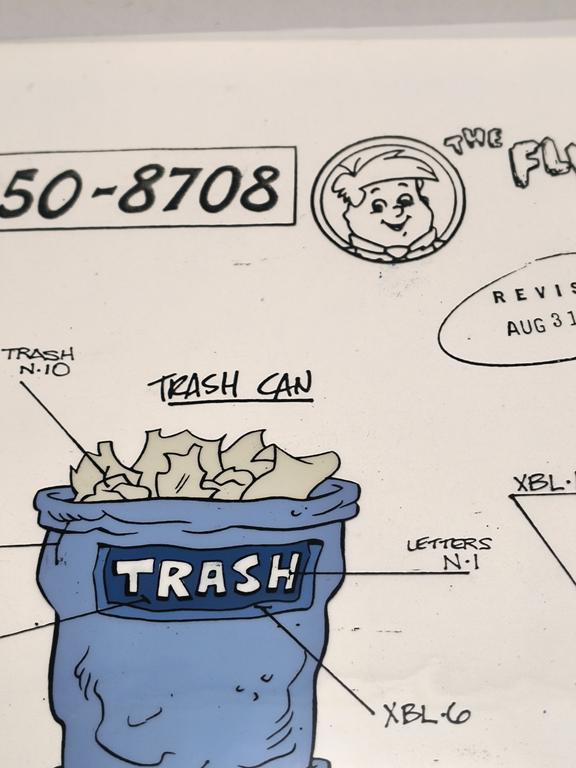 Folia animacyjna "The Flintstone Kids" - Tarpit Tommy, 1987 r.