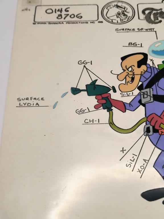 Folia animacyjna z bajki „MIŚ YOGI. Secret Agent Bear - Dastardly and Muttley” – Hanna-Barbera, 1987 r.