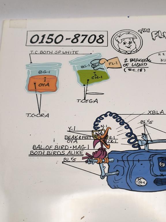 Folia animacyjna „The Flintstone Kids” – Tape Player, 1987 r.