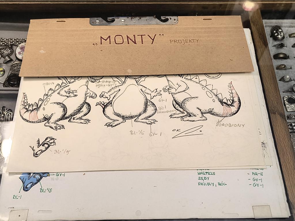 Zestaw projektów animacyjnych z bajki "Monty - The Happy Dragon", Hanna-Barbera Poland