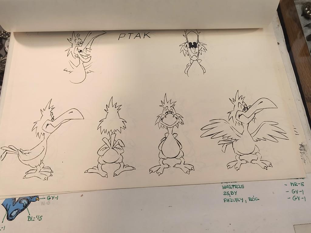 Zestaw projektów animacyjnych z bajki "Monty - The Happy Dragon", Hanna-Barbera Poland