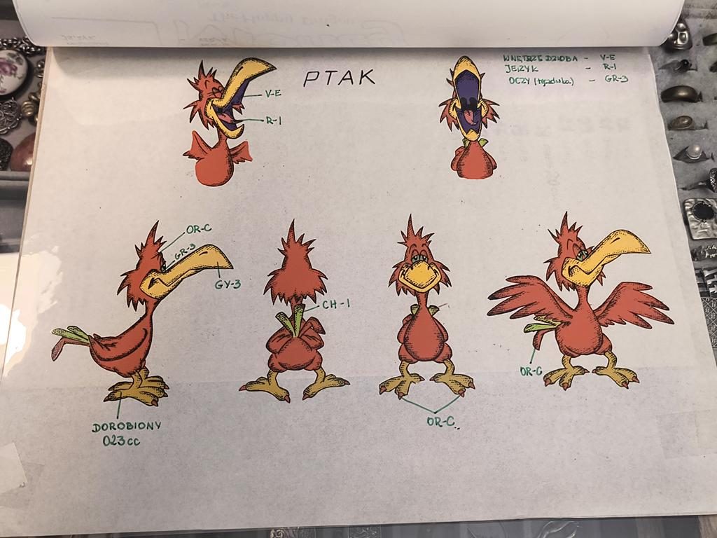 Zestaw projektów animacyjnych z bajki "Monty - The Happy Dragon", Hanna-Barbera Poland