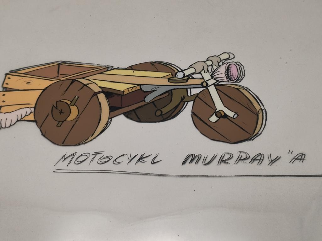 Projekt z bajki "The Flintstone Kids" - Motocykl Murpay'a