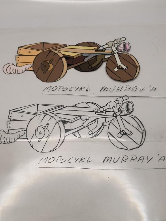 Projekt z bajki "The Flintstone Kids" - Motocykl Murpay'a
