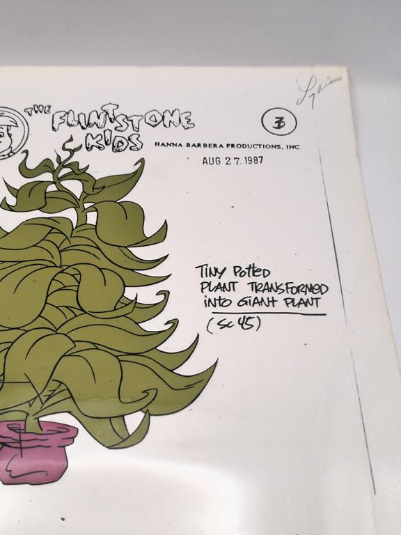 Folia animacyjna „The Flintstone Kids” – Tiny potted plant ..., 1987 r.