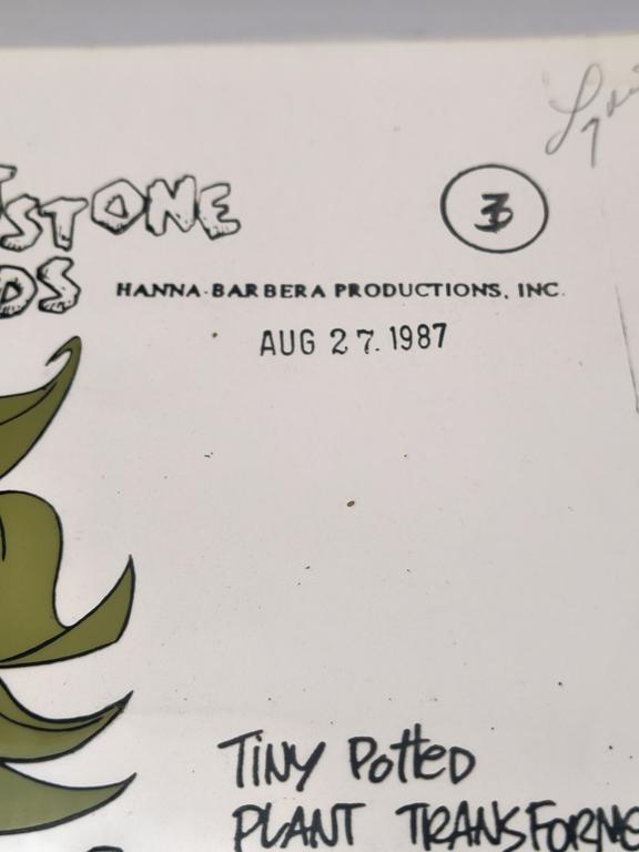 Folia animacyjna „The Flintstone Kids” – Tiny potted plant ..., 1987 r.