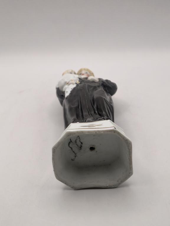 Stara figurka porcelanowa - Święty Antoni - okres międzywojenny