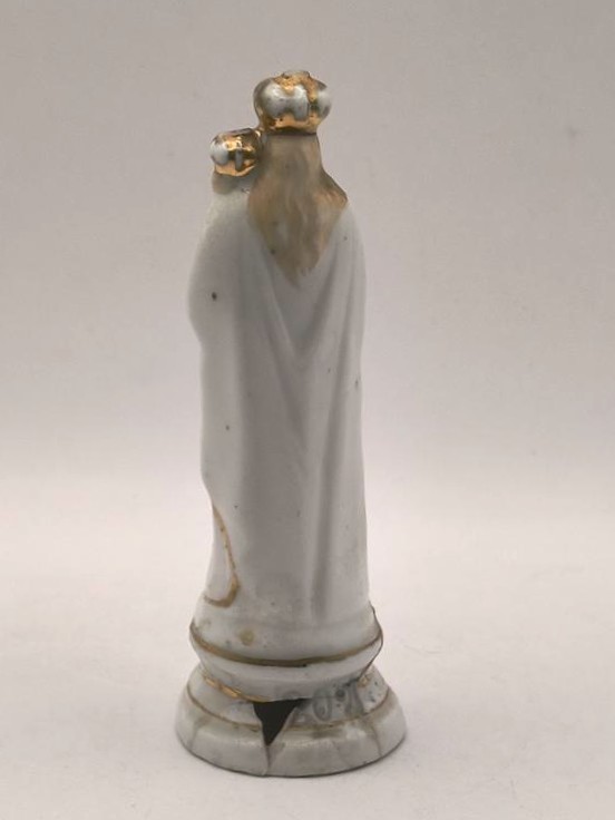 Stara figurka porcelanowa - Matka Boska z Dzieciątkiem