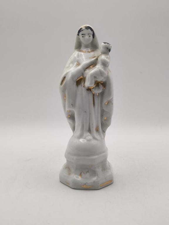 Figurka porcelanowa - Maryja z Dzieciątkiem