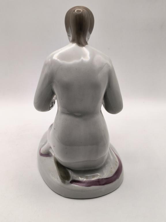 Figurka porcelanowa - Kobieta z dzieckiem - ZHK Połonne, Ukraina