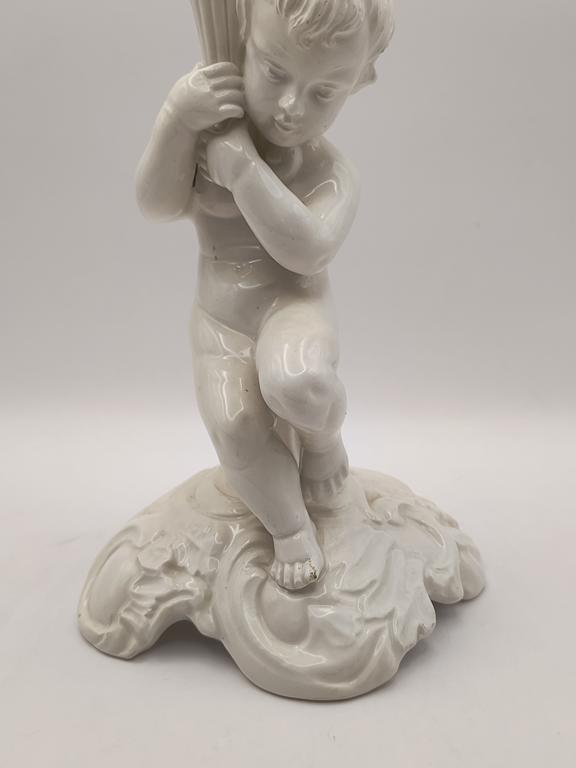 Świecznik figuralny ceramiczny - Włochy