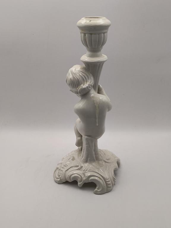 Świecznik figuralny ceramiczny - Włochy