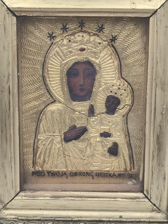 Ikona - Matka Boska Częstochowska - okres międzywojenny