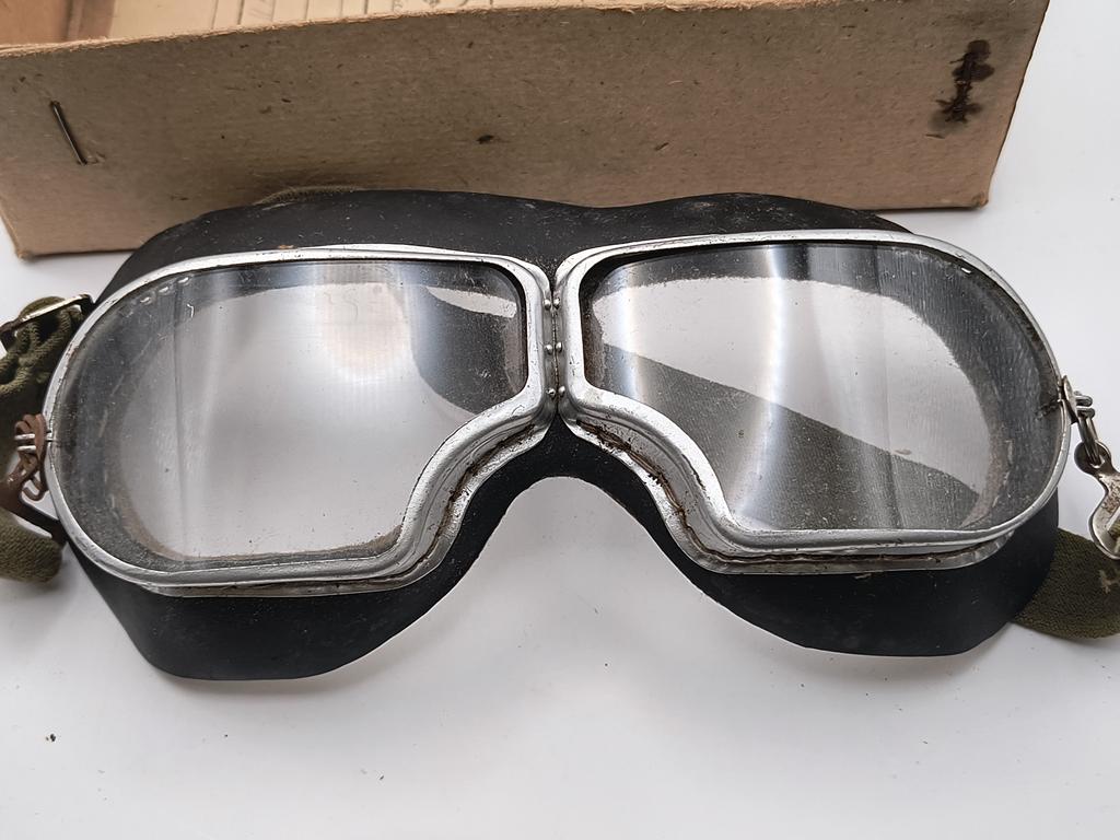 Gogle motocyklowe PRL, 1957 r.