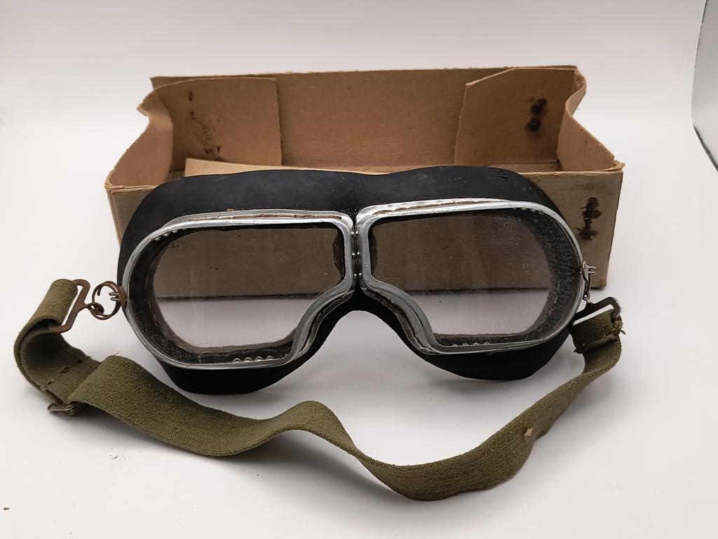 Gogle motocyklowe PRL, 1957 r.