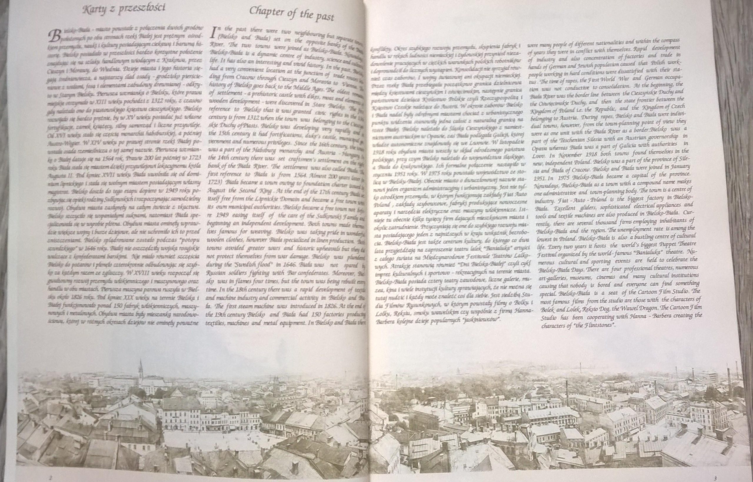 Folder promocyjny BIELSKO-BIAŁA, 1996 r.