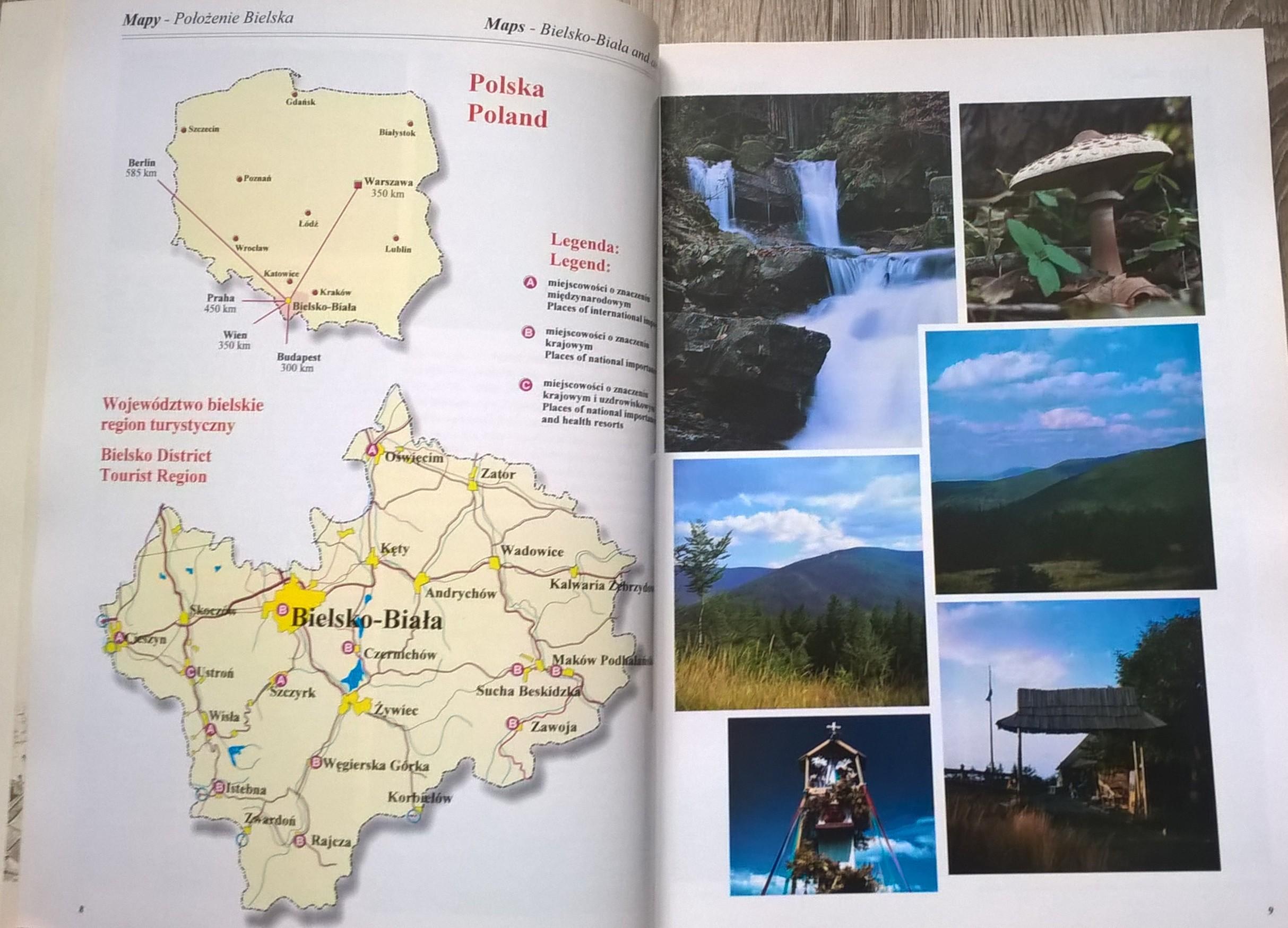 Folder promocyjny BIELSKO-BIAŁA, 1996 r.