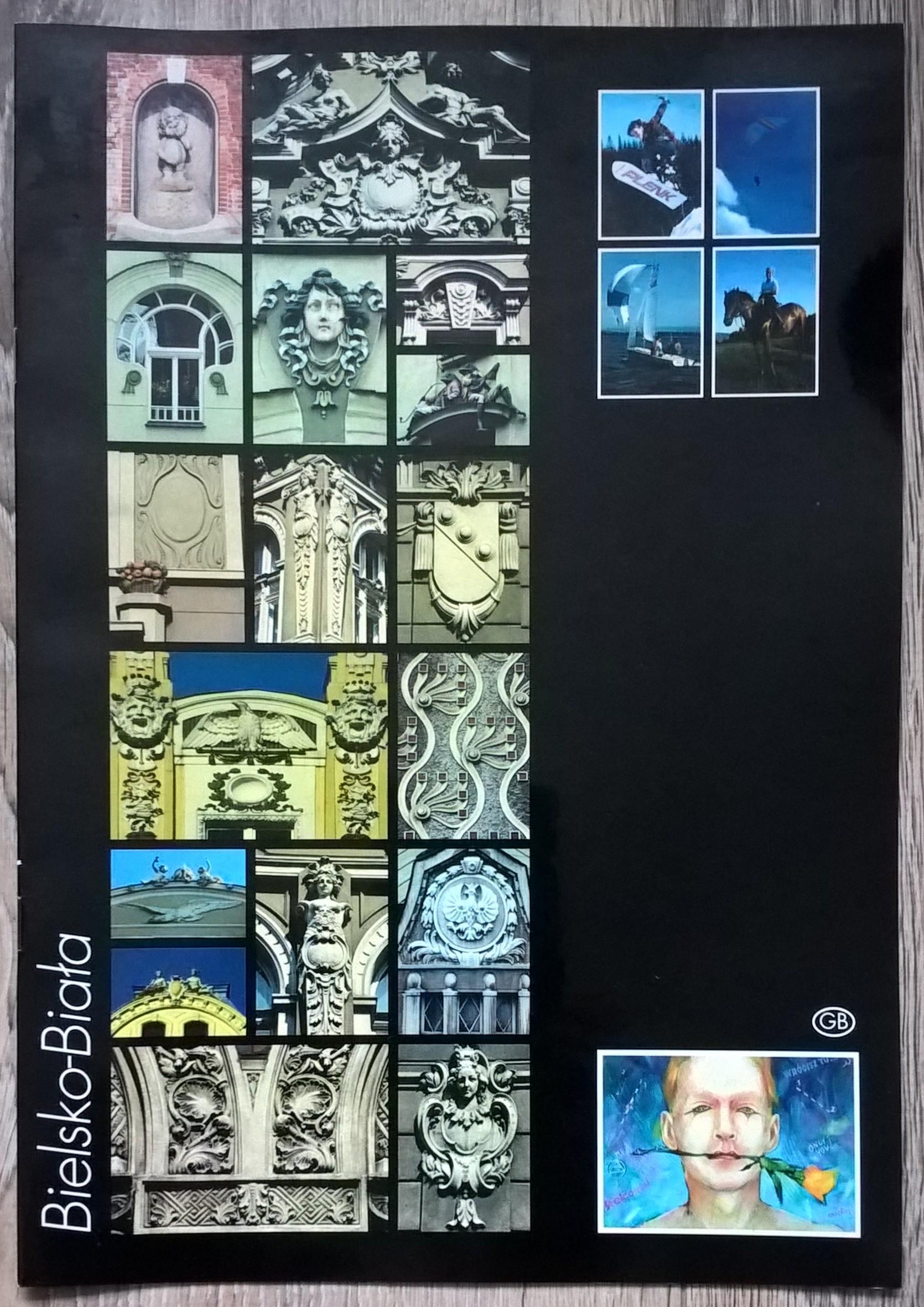 Folder reklamowy BIELSKO-BIAŁA, w języku angielskim - lata 90-te