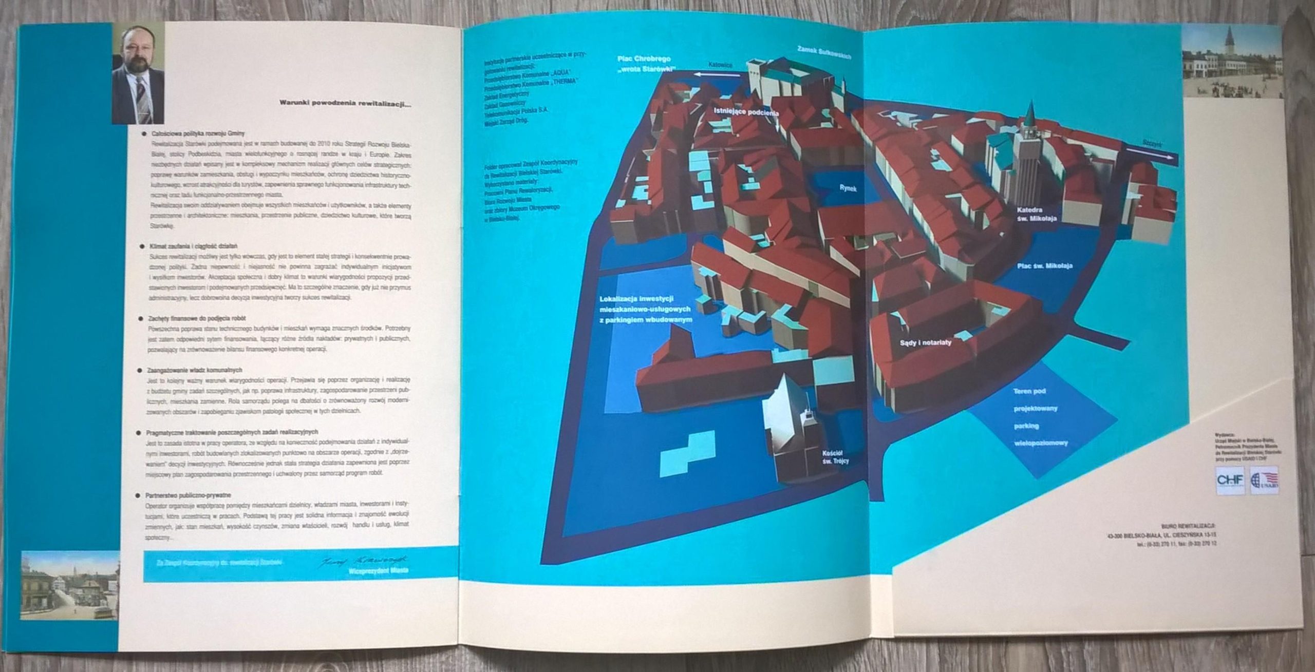 Plan rewitalizacji Starówki w Bielsku-Białej w 1998 roku