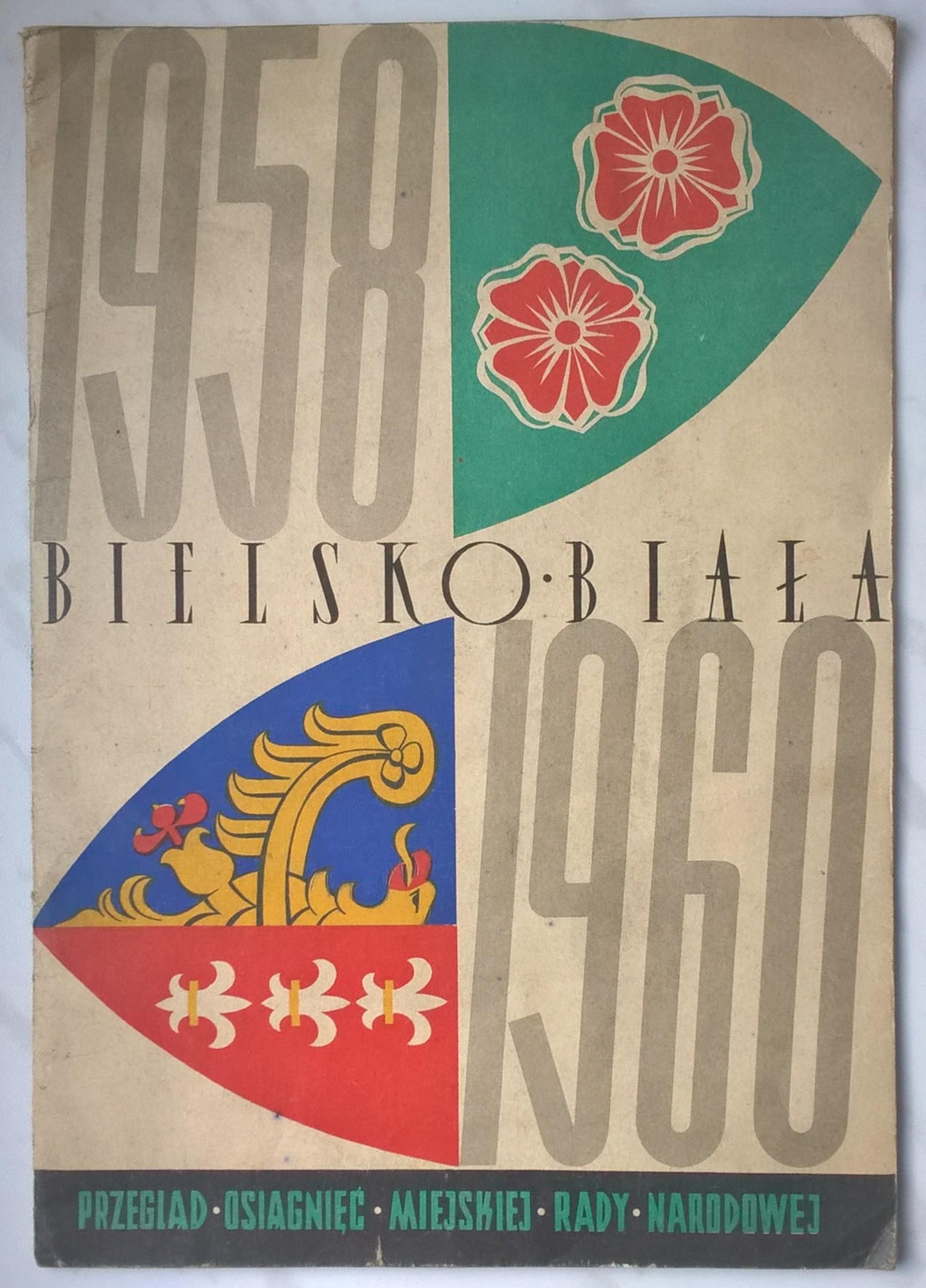 Broszura "Przegląd osiągnięć Miejskiej Rady Narodowej - Bielsko-Biała, 1958-1960"