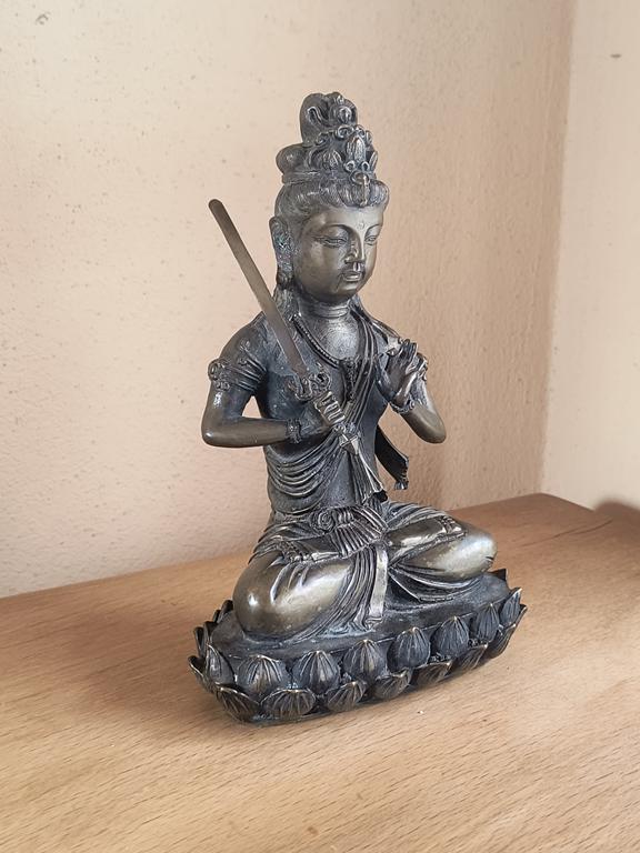 Figurka Bodhisattwy Samantabhadry - początek XX w.