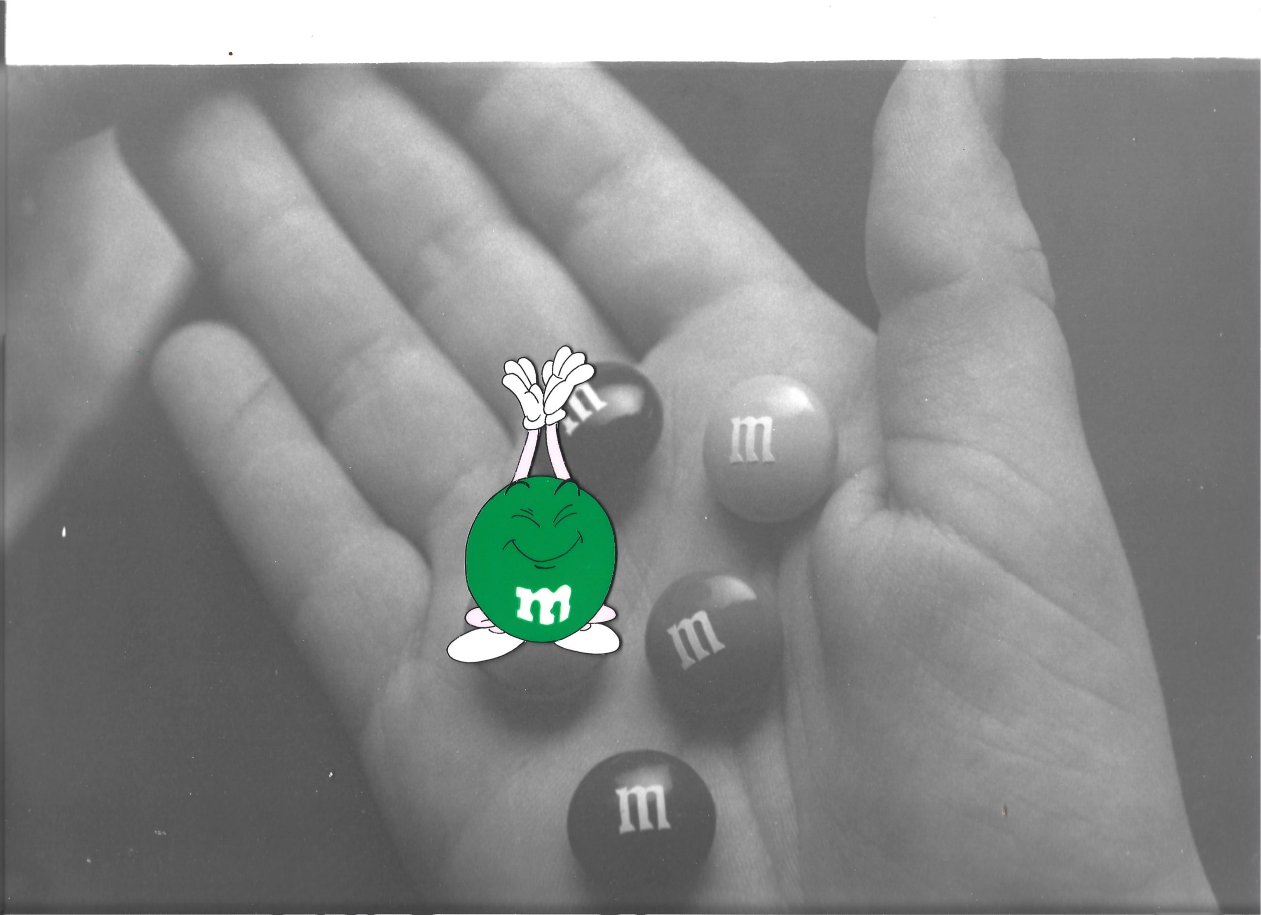 Oryginalna folia animacyjna z reklamy M&M [A-19]