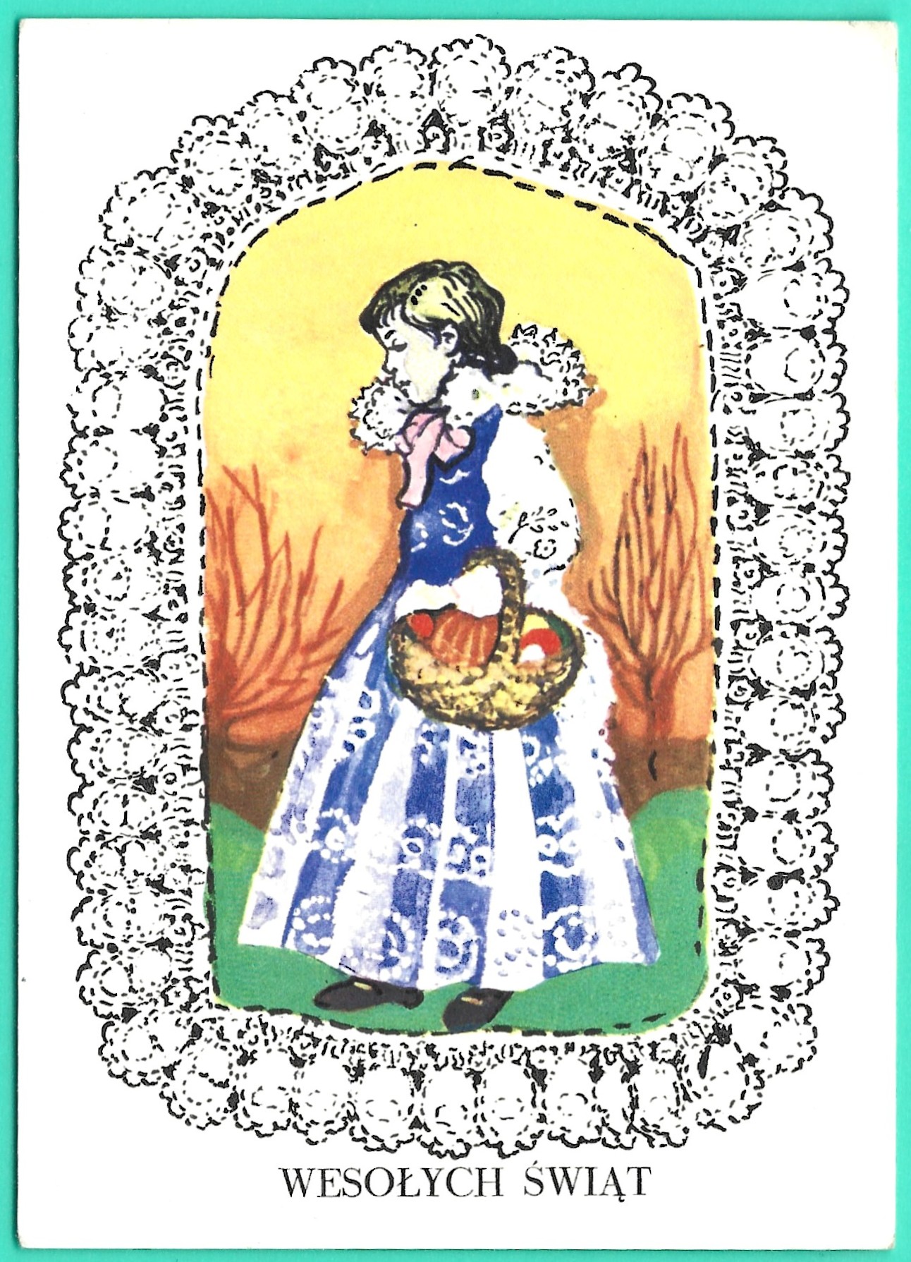 Pocztówka - Wesołych Świąt - autor Bogdan Zieleniec