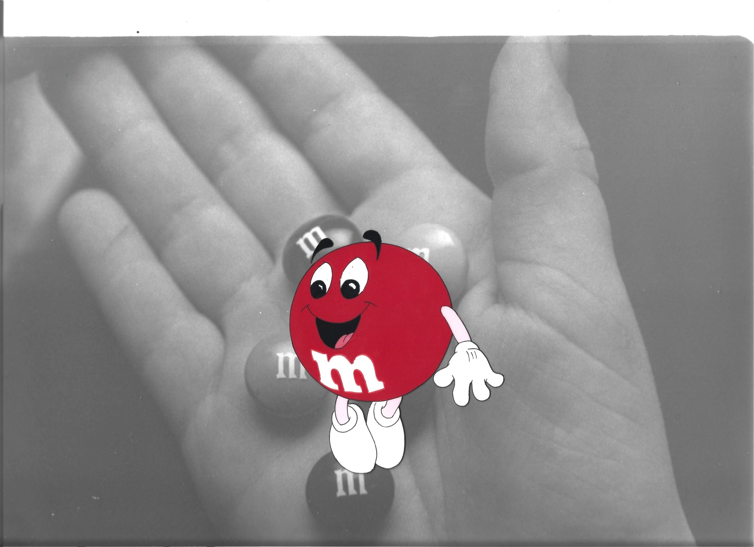 Oryginalna folia animacyjna z reklamy M&M [A-21]