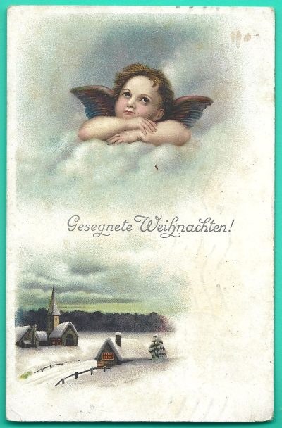 Pocztówka - Gesegnete Weihnachten! - Błogosławionych Świąt!